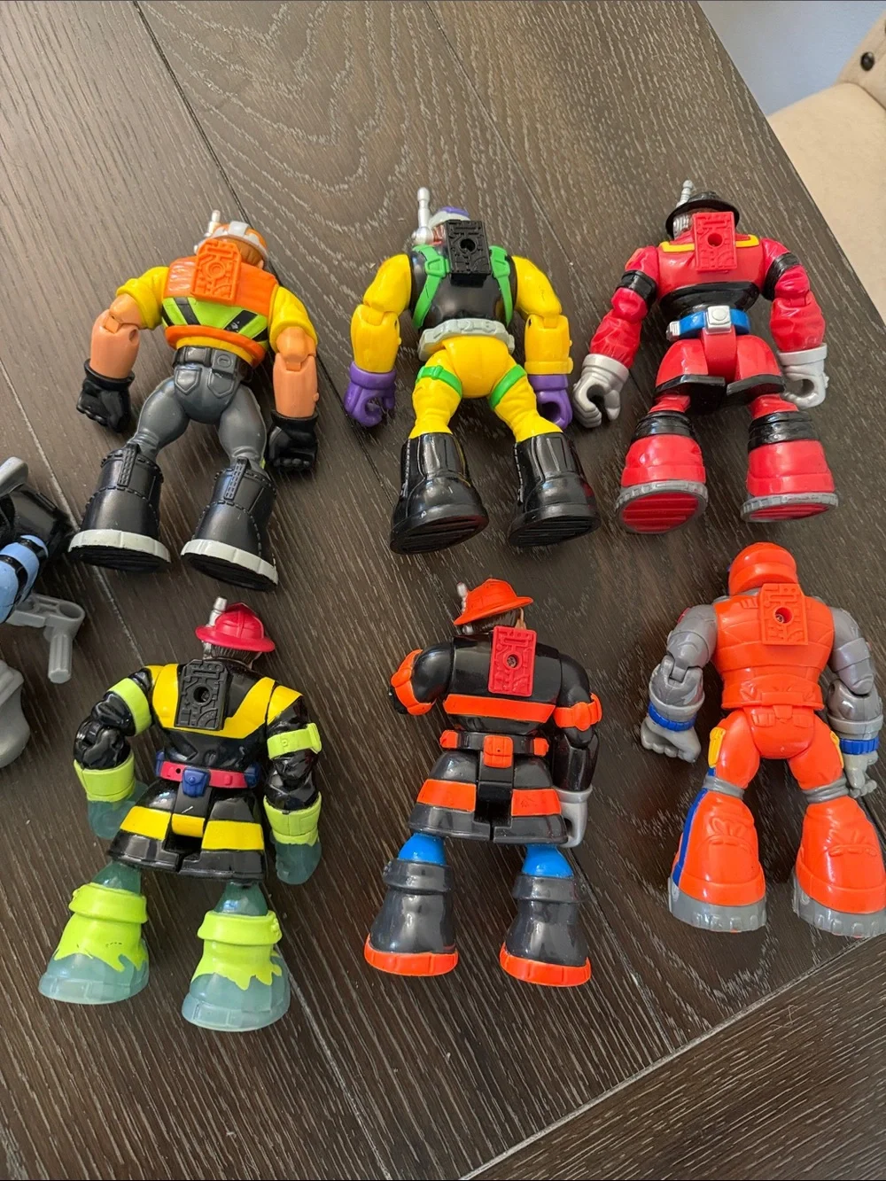 Fisher Price Rescue Hero Kids Action Play Figures Firefighter Lot Set of 7